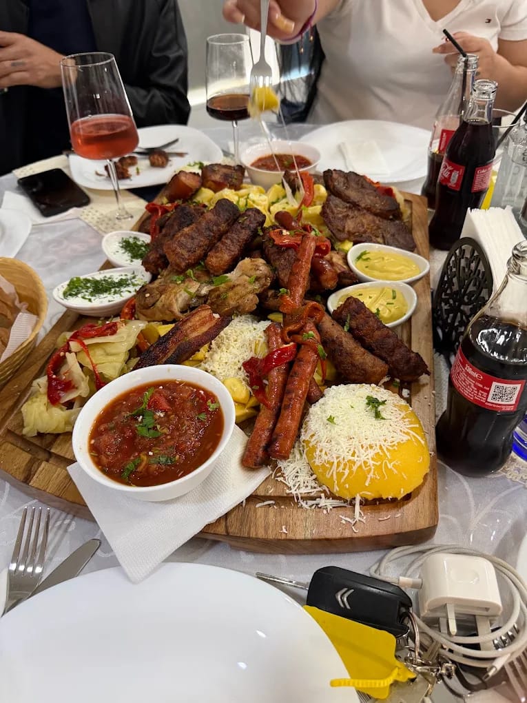 Platoul bucătarului, the chef's Romanian sharing platter at Restaurant Acasă
