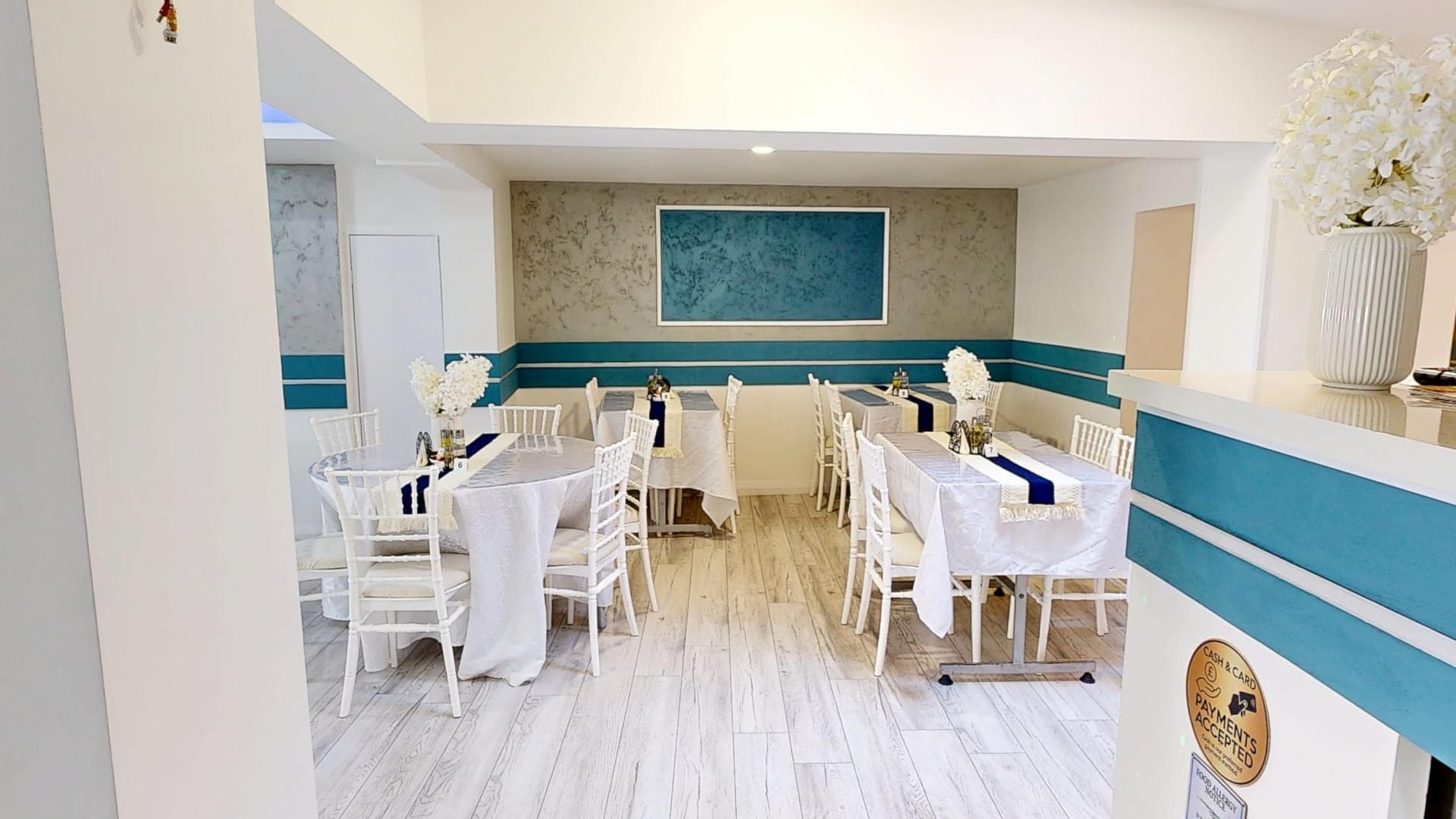 A private dining corner at Restaurant Acasă